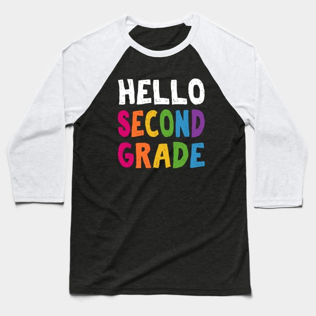 Hello Second Grade Baseball T-Shirt by Daimon